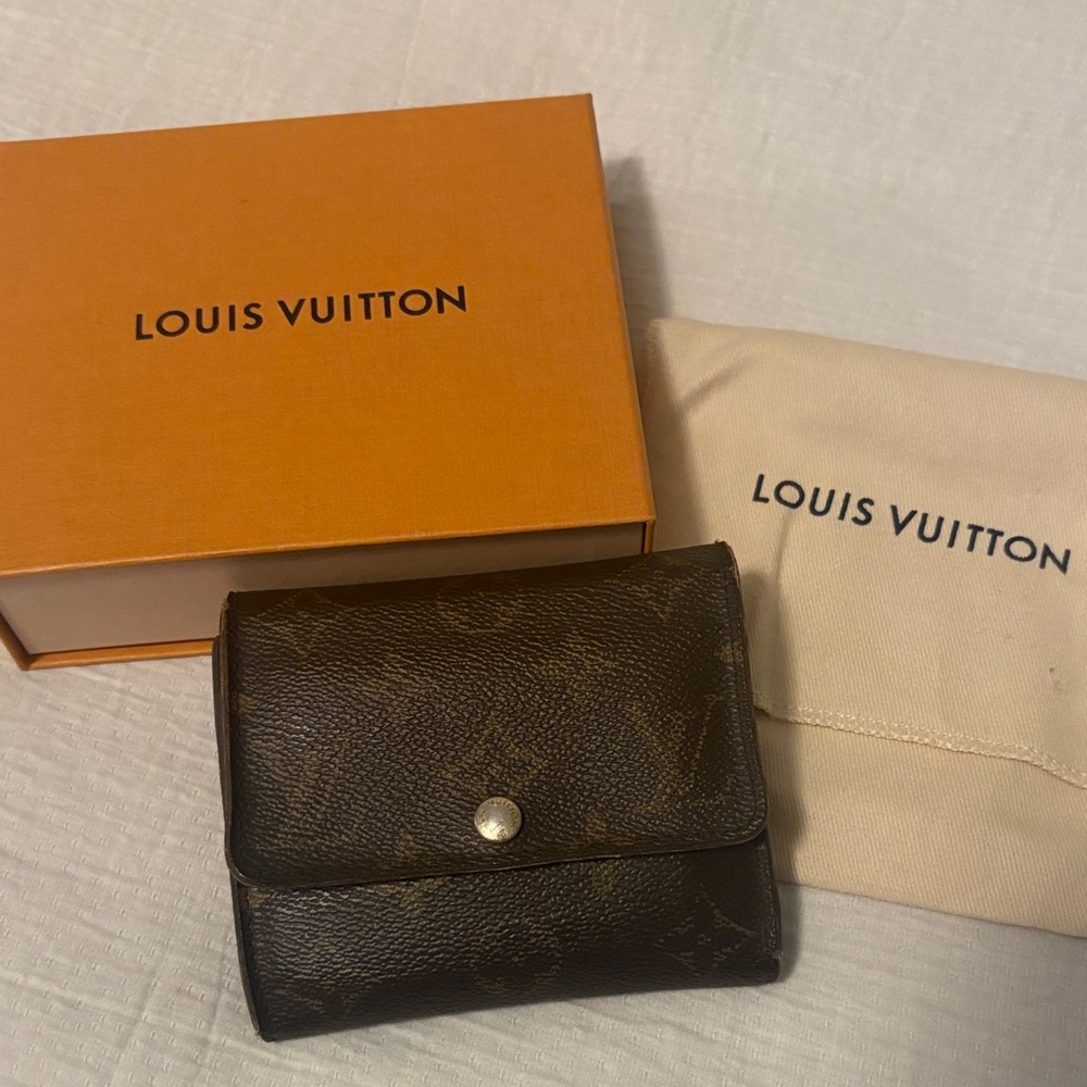 Louis Vuitton Monogram Compact Tri-Fold Wallet in Brown